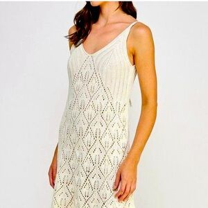 Ellison Crochet Mini Dress